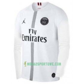 Koszulka Paris Saint-Germain Jodan Biały Trzeci Stroje Piłkarskie 2018/19 Długi Rękaw